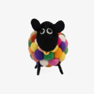 Handmade Colorful Felt Ball Sheep