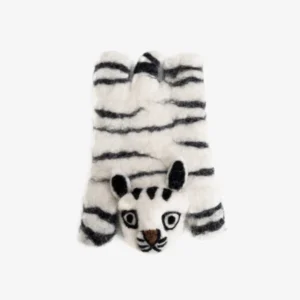 Handmade Wool Felt Tiger Cup Coasters