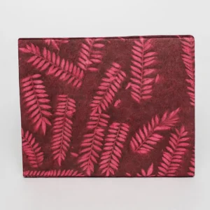 Crimson Red with Bamboo Journal Book