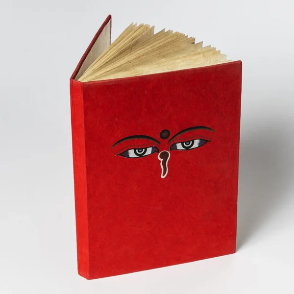 Red Buddha Eyes Journal Book