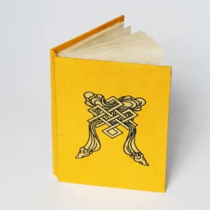 Yellow Endless Knot Journal Book