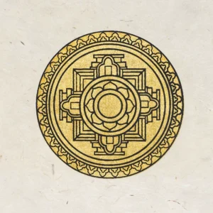 Natural White Mandala Journal Book
