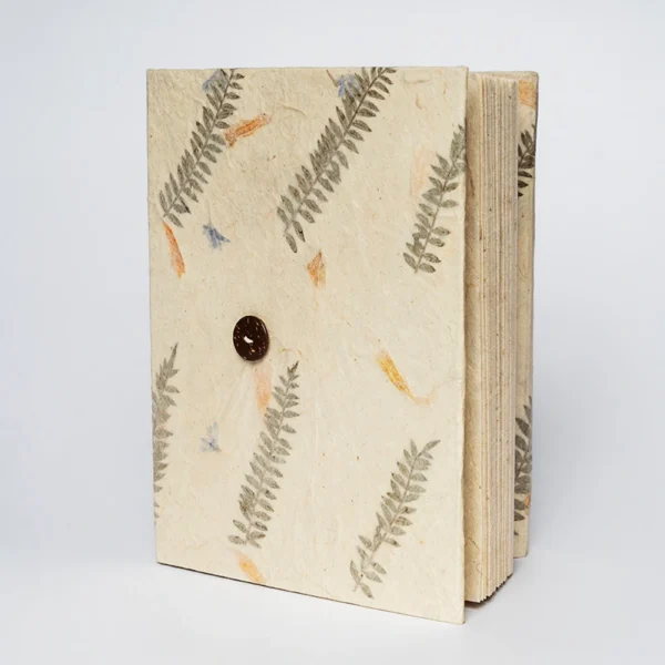 Natural White with Bamboo Journal Book